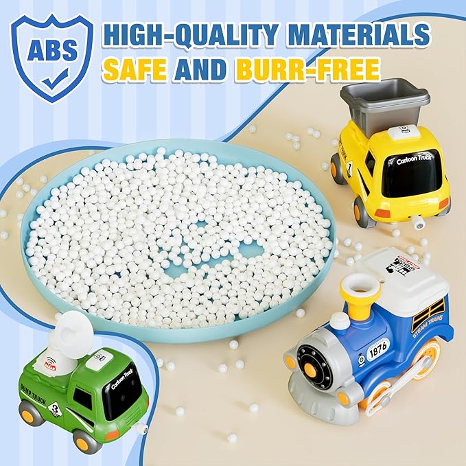 Train Set for Toddlers w/Steam, Music & Lights - First Choo Choo Train for Toddlers, Electric Train Set for Kids, Magnetic Train Toys, Christmas Birthday Gifts for Boys Girls