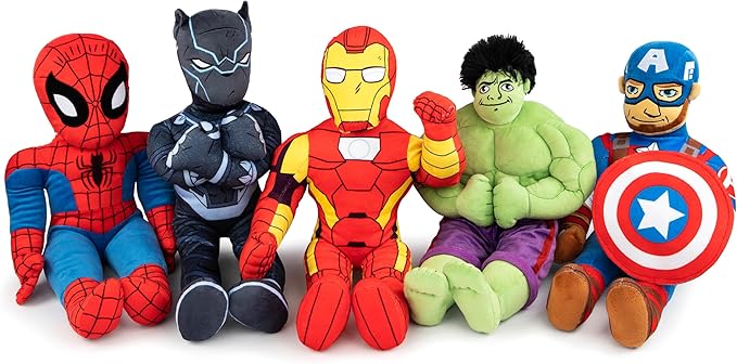 Jay Franco Marvel Super Hero Adventures Toddler Spiderman Plush Stuffed Pillow Buddy - Super Soft Polyester Microfiber, 20 inch (Official Marvel Product)