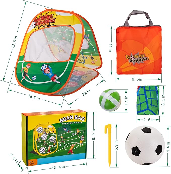 Sundaymot Bean Bag Toss Game Toy, Football Toys. Toddler Outdoor/Indoor Toys, for Kids Ages 3 4 5 6 7 8 Year Old Boys Gift, Birthday Or Christmas Party Game Toys, Backyard Game