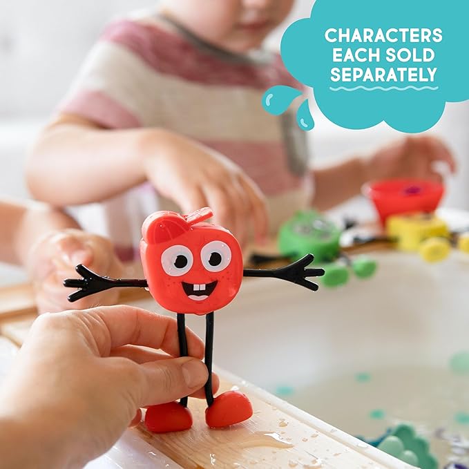 Glo Pals Water-Activated Light-Up Cubes Bundle for Sensory Play – 12 Pack (Primary Pals)