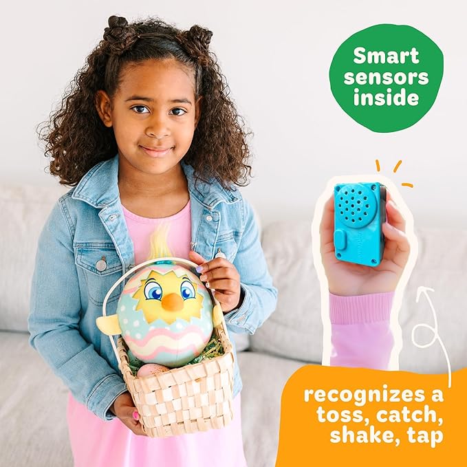 Move2Play, Egg Toss, Hilariously Wild and Fun Active Play Game | Easter Basket Stuffer | Easter Gift for Kids & Toddlers | Boys & Girls Ages 3, 4-8+ | Indoor/Outdoor Toy