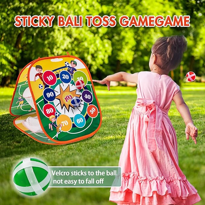 Sundaymot Bean Bag Toss Game Toy, Football Toys. Toddler Outdoor/Indoor Toys, for Kids Ages 3 4 5 6 7 8 Year Old Boys Gift, Birthday Or Christmas Party Game Toys, Backyard Game