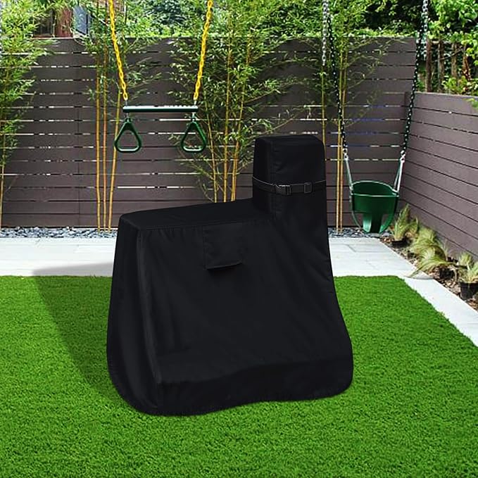 Kids Water Table Cover for Step2 Pump & Splash Discovery Pond Water Table, Outdoor UV, Fade-Resistant, Wind and Dust Protection Toddlers Water Sensory Activity Pool Cover (Black)