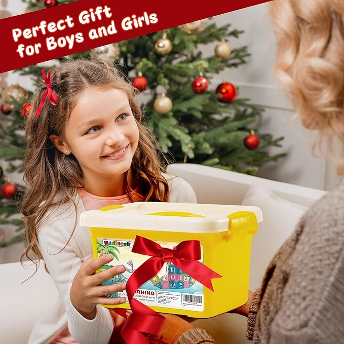 MAGBLOCK Magnetic Tiles with 2 Cars-156Pcs Magnet Toys Set for 3+ Year Old Boys Girls Toddlers, Idea for Girls Magnetic Blocks Building STEM Creativity Educational Toys for Kids