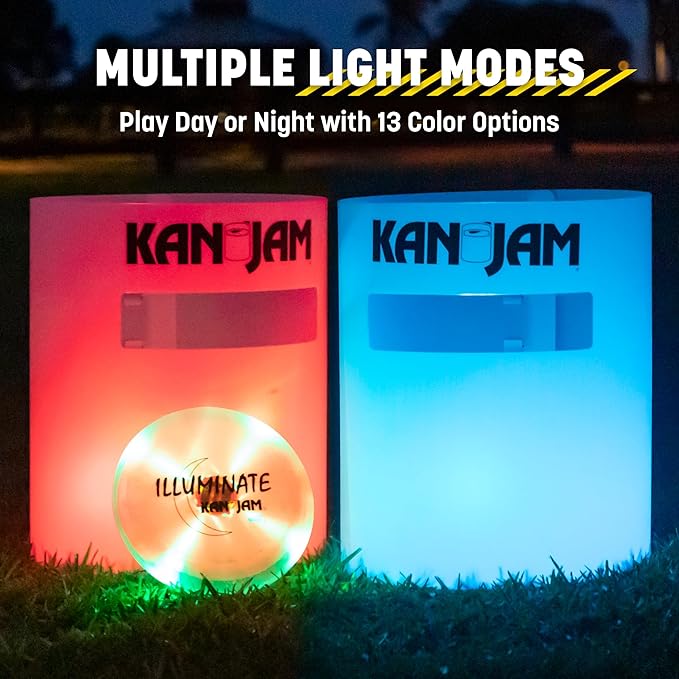 Kan Jam Disc Toss Game - American Made Outdoor Game for The Backyard, Beach, Park, Tailgates - Original, Illuminate, Pro, Travel Edition, and Carry Bag Only
