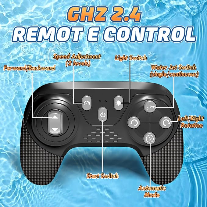 Lehoo Castle Amphibious Remote Control Car, 4WD RC Cars for Boys Age 8-12 with Water Gun, Remote Control Boat for Kids, Toys for 6 7 8 9 Year Old Boy