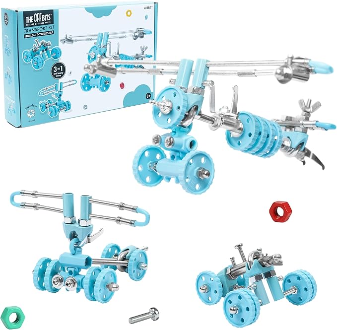 The Off Bits AirBit – Build Your Own Airplane! STEM Building Kit for Creative Kids 8-12 & Curious Adults, Fun Educational Gift for Boys & Girls