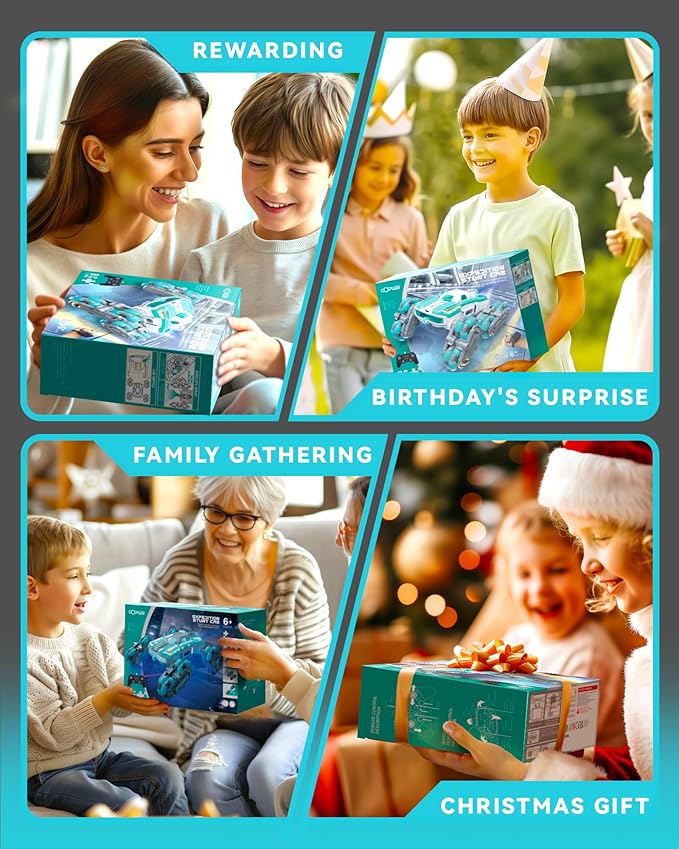 8WD Remote Control Stunt Cars, 2.4Ghz Gesture Sensing with Spray & Light Climbing Hand Controlled RC Car, Cool Toys for Boys Ages 6 7 8-12 13 14 Year Old Christmas Birthday Gifts Ideas for Kids