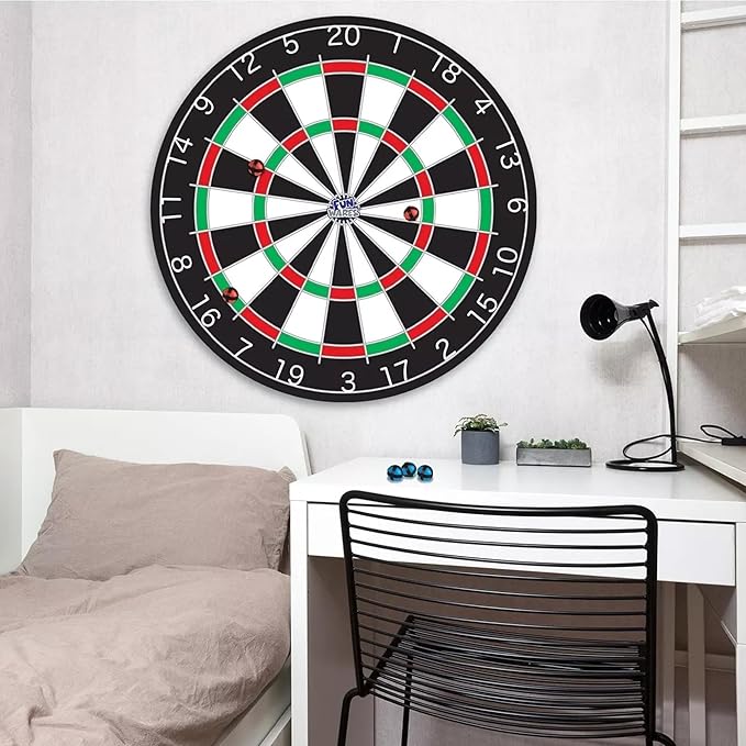 Funwares 36" Giant Dart Board for Adults and Kids, 25% Larger Than The Competition for Ultimate Indoor Fun and Outdoor Fun, Party Game for Families, Games for Kids 8-12, and Dart Game for Adults