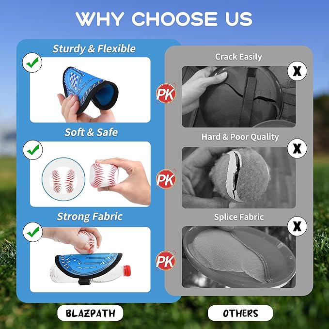 Toss and Catch Soft Ball Game Set Toys for Kids 3 4 5 6 Boy Girl, Toddler Baby Beginner Sticky Baseball Softball Catcher Glove Mitt Pad Paddle, Outdoor Indoor Tennis Ball Catching Sports Toys