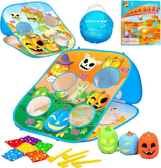 5-in-1 Bean Bag Toss Game for Kids, Animal Corn Hole Outdoor Toy for Toddler, Outside Yard Party Lawn Backyard Games Birthday Gift for Boy Girl Age 3 4 5 6 7 8