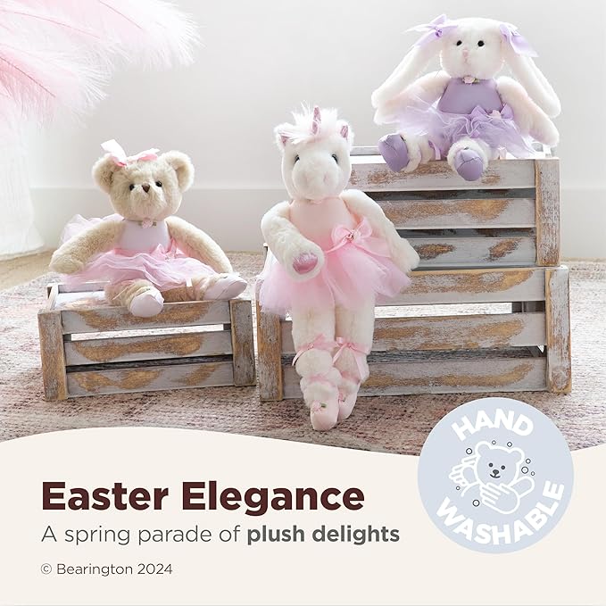 Bearington Dreamer Ballerina 14 Inch Ballerina Doll - Unicorn Stuffed Animals for Girls - Dance Recital Gifts for Girls