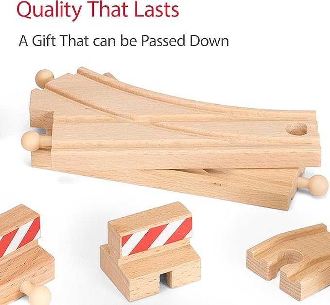 BRIO World Special Track Pack - 50-Piece Set - FSC-Certified Wooden Train Track Pieces - Expand Creativity - Compatible with All BRIO Railway Sets - Kids Ages 3 & Up