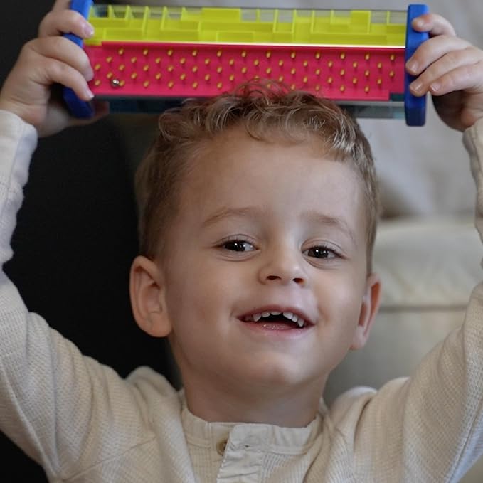 Mobi Zoomi Hexagon Maze Puzzle Game - 3D Hexagon Maze Gravity Ball Game for Toddlers and Kids, Brain Teaser Puzzles, Fidget Toy for Motor Skills and Coordination - Toddler Toys for Ages 4+