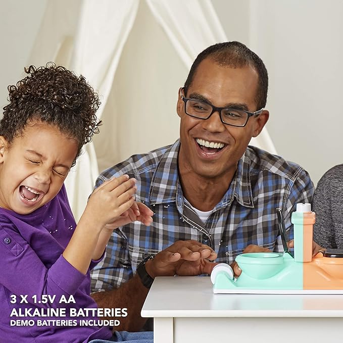 Hasbro Gaming Toilet Trouble Flushdown Kids Game Water Spray Ages 4+