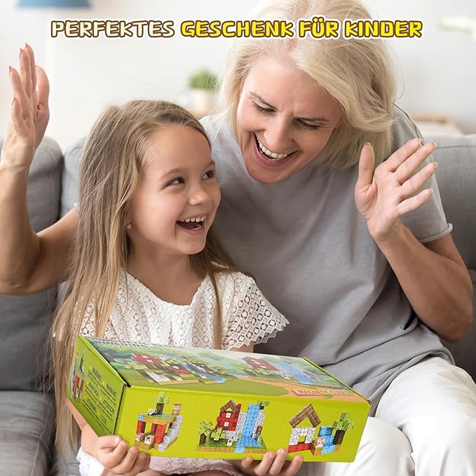 Magnetic Blocks - 48PCS Magnets Building Blocks World Set for Kids Ages 3-5 5-7 8-12, Magnetic Tiles Games Preschool Toys for 3 4 5 6 7 8 Year Old Girls Boys Gifts