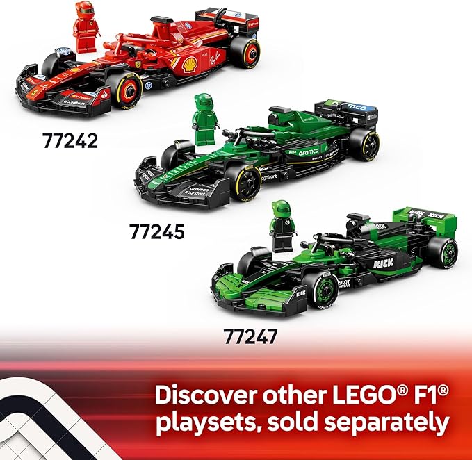 LEGO Speed Champions Williams Racing FW46 F1 Race Car Toy - Building Set for Kids, Boys & Girls, Ages 10+ - Toy Car for F1 Fans - Gift Idea for Birthday - 77249