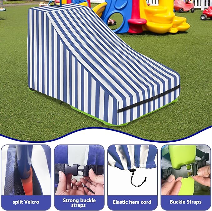 Kids Water Table Cover,Outdoor Heavy Duty 600D Waterproof Toddler Water Play Table Cover,Compatible with Step2 Waterpark Wonders Two-Tier Water Table