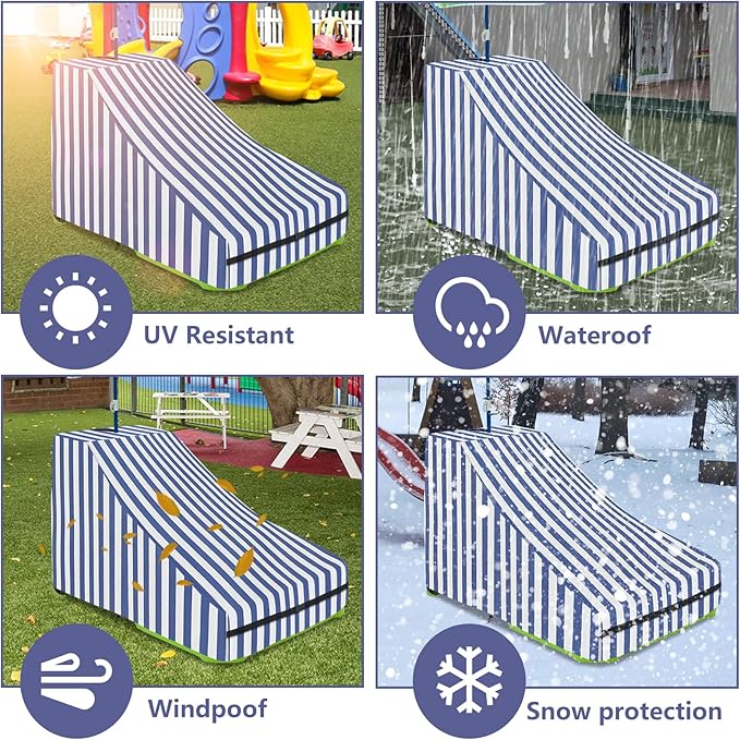 Kids Water Table Cover,Outdoor Heavy Duty 600D Waterproof Toddler Water Play Table Cover,Compatible with Step2 Waterpark Wonders Two-Tier Water Table