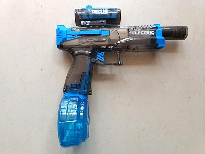 2 Pack Electric Water Guns,Water Soaker Blaster with Muzzle Light,Squirt Gun Range 23-32 FT,Outdoor Party Summer Water Shooting Game Toy with 4 Batteries,Ideal Watergun Gift for Kids & Youths.