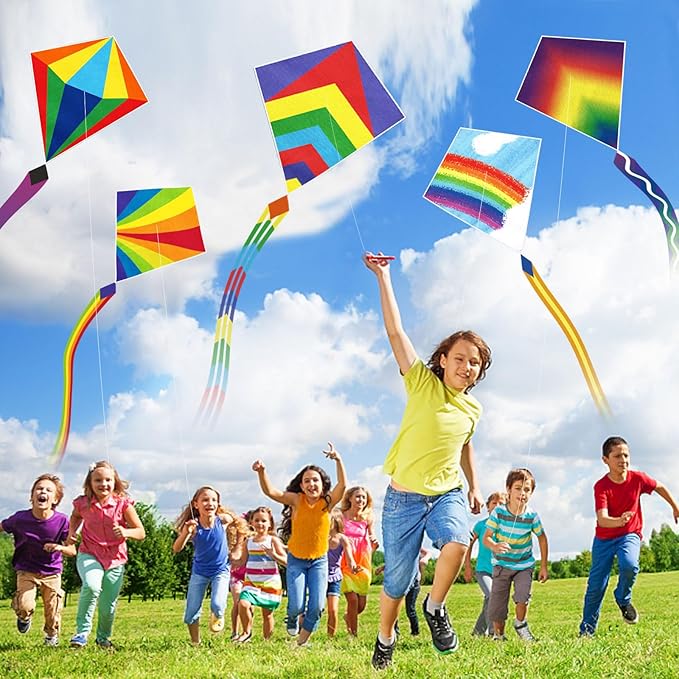 Kite for Kids Easy to Fly - Kites for Kids Girls Boys Adults Easy to Fly, Perfect for Easter Birthday Gift Idea Beach Trip Park Family Activities Outdoor Games