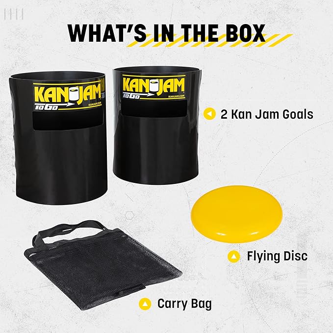 Kan Jam Disc Toss Game - American Made Outdoor Game for The Backyard, Beach, Park, Tailgates - Original, Illuminate, Pro, Travel Edition, and Carry Bag Only