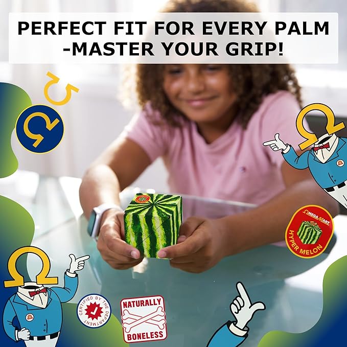 SHASHIBO Meow Wolf Shape Shifting Box - STEM Magnetic Fidget Cube That Transforms Into Over 70 Shapes, Download Fun in Motion Toys Mobile App (Hyper Melon)