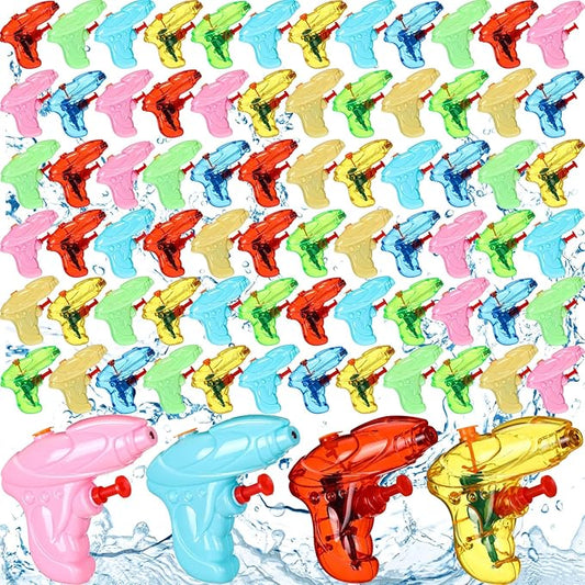 96 Pcs Water Gun for Kids Mini Water Gun Bulk Colorful Blaster Squirt Pistol Small Fun Gun for Outdoor Beach Game Summer Swimming Pool Party Favors