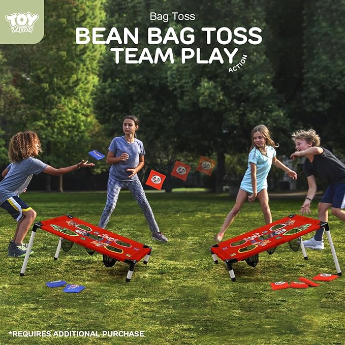 TOY Life Bean Bag Toss Carnival Games, Corn Hole, Yard Games for Kids Outdoor Game for Kids, Gift for 3 4 5 Year Old Boys Girls, Indoor Backyard Toddler Outdoor Toys for Birthday Party Family Reunion