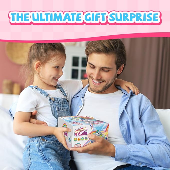 Remote Control Car for Toddlers 1-3,2 Pack Unicorn RC Cars Toys with LED Lights & Music for Toddlers Ages 2-4 Cute Birthday Gifts Toys for Girls 2 3 4 5 Years Old (Unicorn)