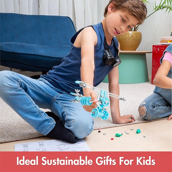 The Off Bits AirBit – Build Your Own Airplane! STEM Building Kit for Creative Kids 8-12 & Curious Adults, Fun Educational Gift for Boys & Girls