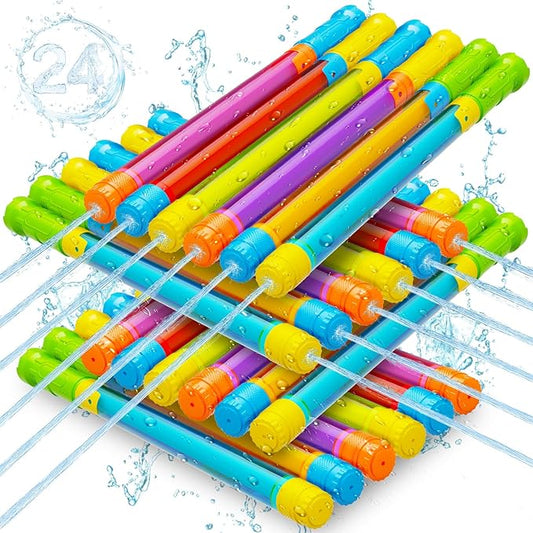 Water Gun Squirt Toys for Kids Adults: Outdoor Blaster Water Guns for Kids Age 3-4-5-8-12 Bulk - Fun Water Squirter Toy for Swimming Pool Beach Summer Outside Party Games