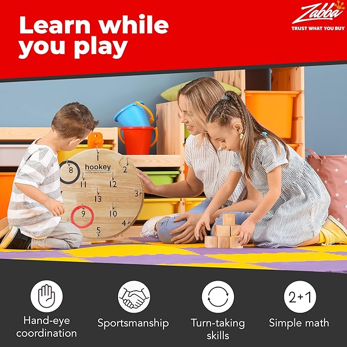 Elite Sportz Ring Toss Game -Games for Man Caves, Apartments, and Outdoor Fun - Gift for Adults and Kids - Indoor & Outdoor Games for Family and Friends - Dorm Games, Party Games, Gifts for Men Women