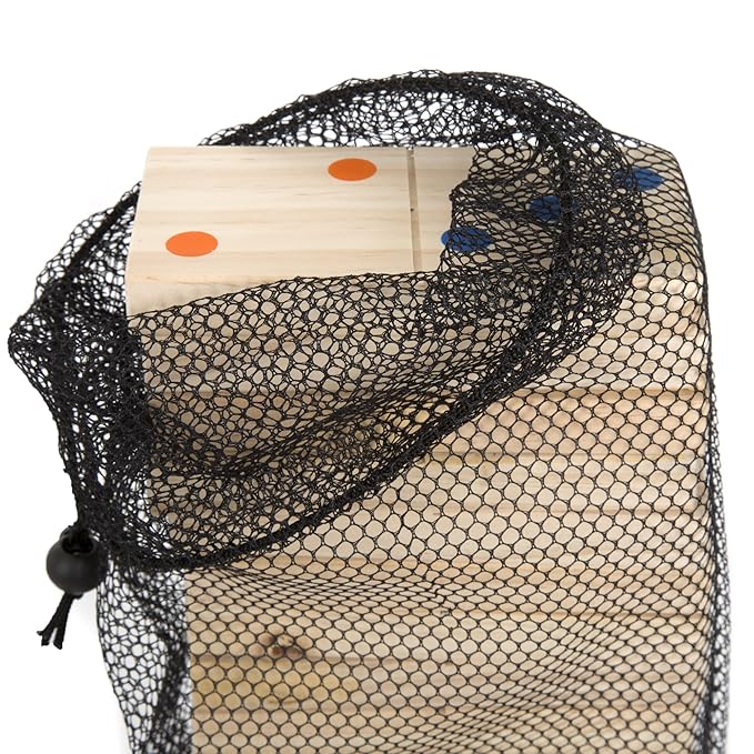 Hey! Play! Giant Wooden Dominoes Game Set (28 Piece)