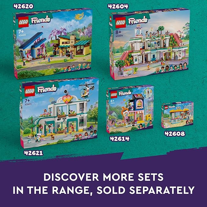 LEGO Friends Andrea's Modern Mansion Doll House - 4 Story Toy House Building Toy Set for Kids, Girls and Boys, Ages 14+ - Includes 11 Characters - Gift Idea for Birthdays & Holidays - 42639