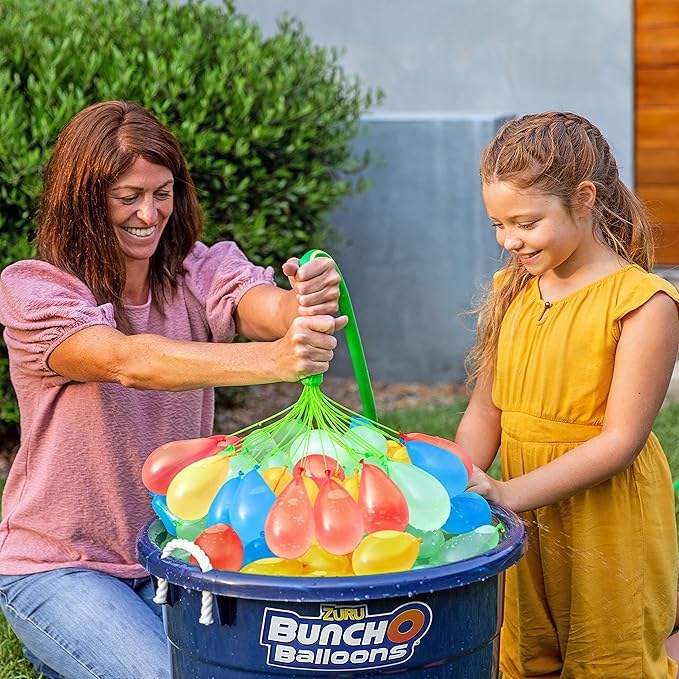 ZURU BUNCH O BALLOONS - 350 Rapid-Fill Crazy Color Water Balloons (10 Pack) Amazon Exclusive