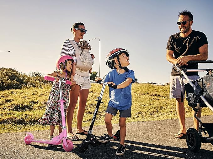 TENBOOM Scooter Toys for Kids Ages 6-12/3-5, Christmas Birthday Gifts for Girls Boys, Easy Folding Kids Scooter with 3 Levels Adjustable Handlebar