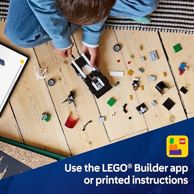 LEGO Marvel Spider-Man vs. Venom Muscle Car Toy - Building Set for Kids, Boys and Girls, Ages 7+ - with Spider-Man, Venom, and Spider-Woman Minifigures - Superhero Gift Idea for Birthday - 76309