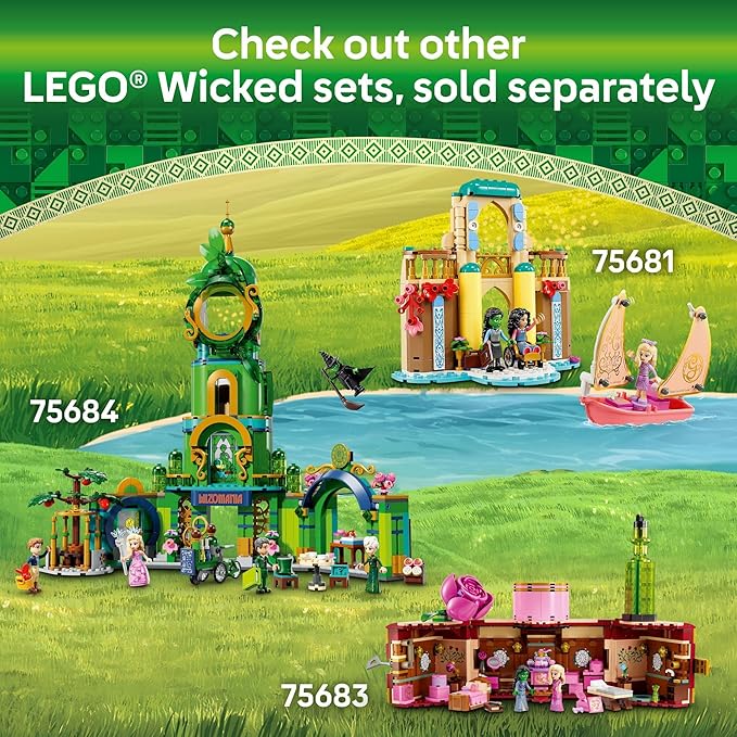 LEGO Wicked Elphaba & Glinda Figures Building Toys - Wicked Toys for Kids, Girls & Boys, Age 10+ - Buildable Wicked Dolls - Birthday Gift Idea - 75682