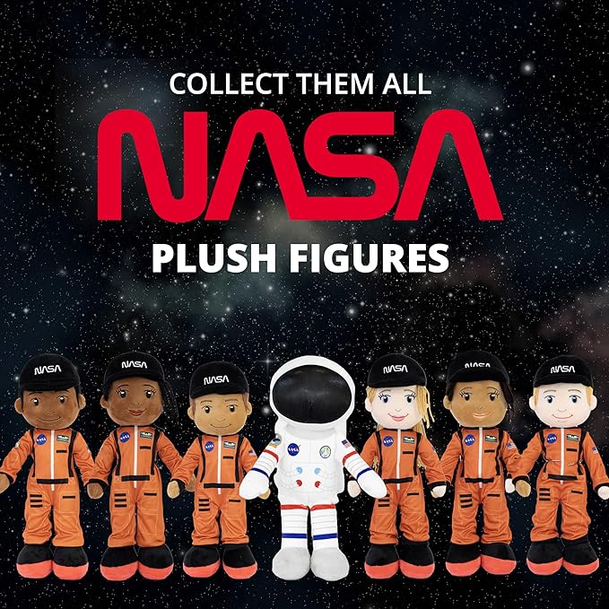 Playtime by Eimmie - 14' Kaylie NASA Doll - Soft Baby Doll - Astronaut Plush Washable Doll - Space Stuffed Toy for 2 Year Old Girls & Boys, Toddler & Infants