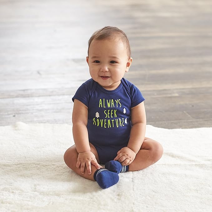 Gerber baby-boys 5-pack Short Sleeve Variety Onesies Bodysuits