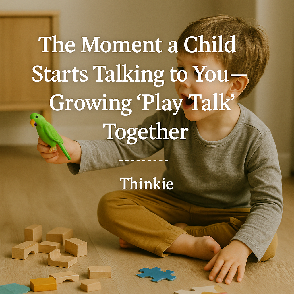 When a Child Speaks First — How Play Grows Natural Conversation