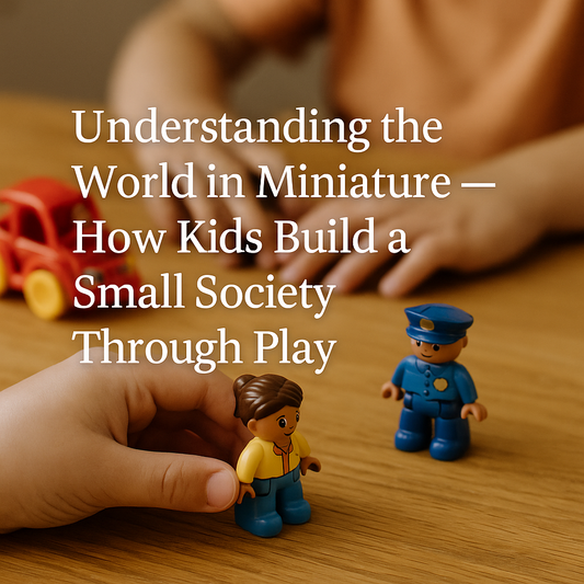 🌿 “Understanding the World in Miniature — How Kids Build a Small Society Through Play”