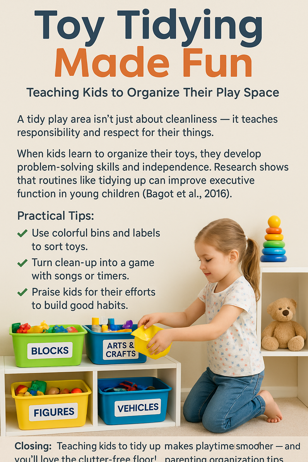 “Toy Tidying Made Fun: Teaching Kids to Organize Their Play Space”
