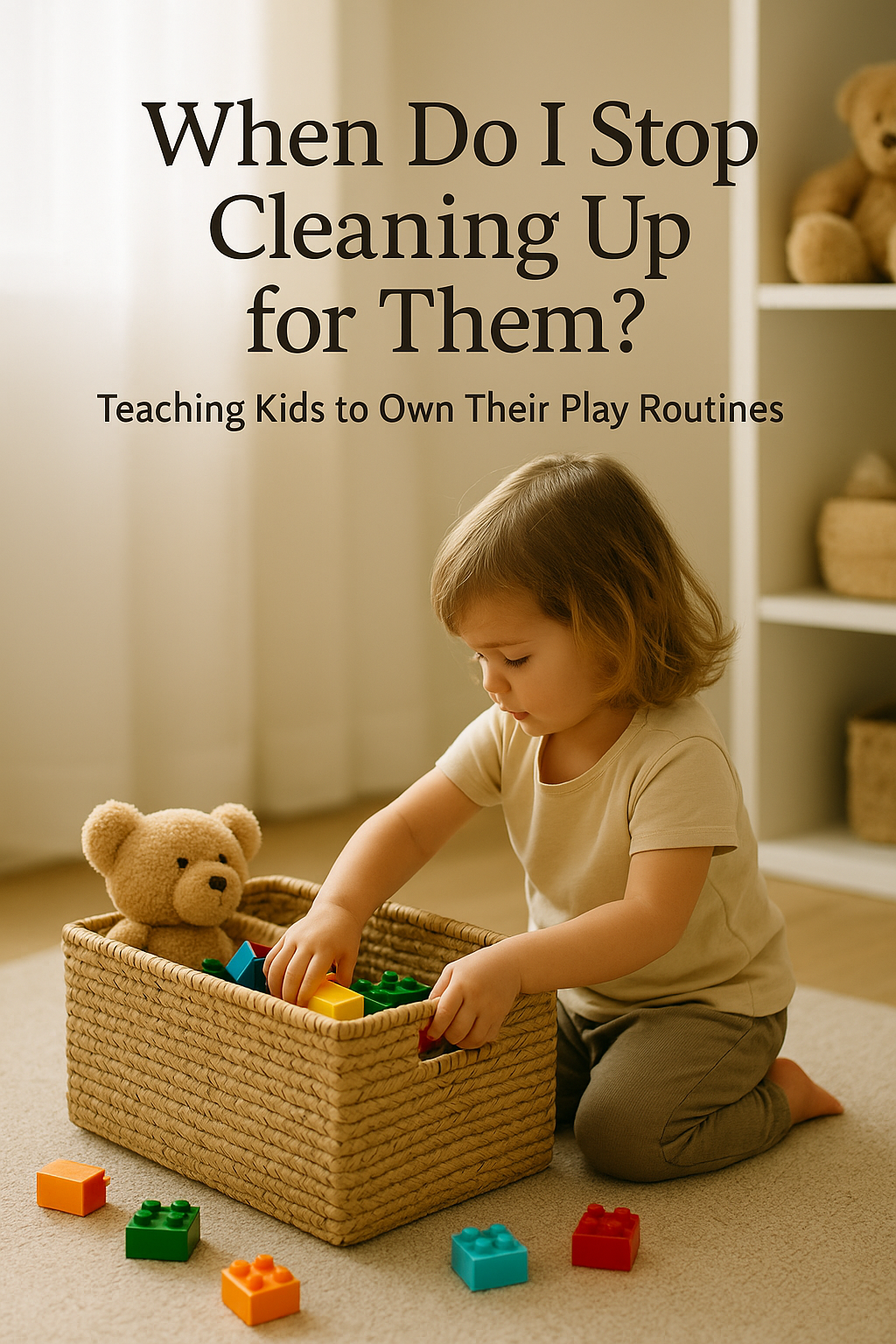 “When Do I Stop Cleaning Up for Them?” – Teaching Kids to Own Their Play Routines