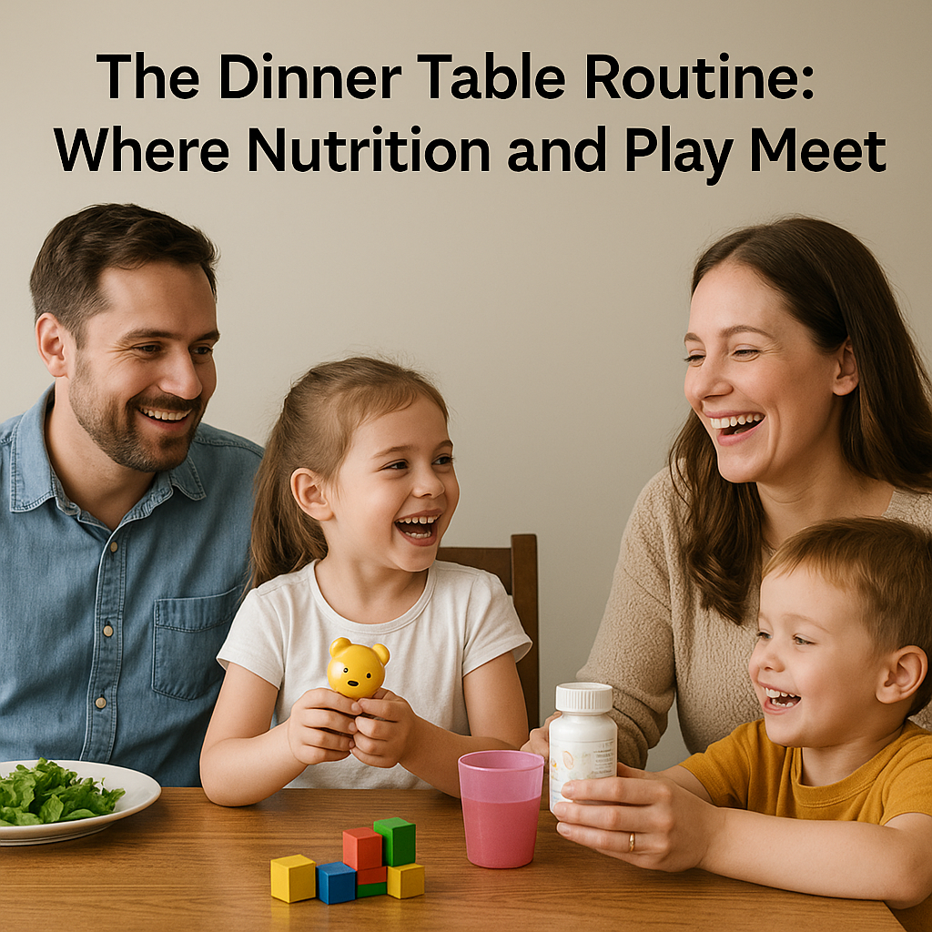 The Dinner Table Routine: Where Nutrition and Play Meet 🍽️🧸