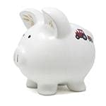 Child to Cherish Ceramic Piggy Bank for Boys (Barnyard)