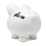 Child to Cherish Ceramic Piggy Bank for Boys (Barnyard)