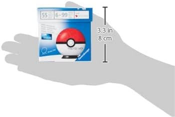Ravensburger Pokemon Pokeball - 3D Jigsaw Puzzle Ball for Kids Age 6 Years Up - 54 Pieces - No Glue Required, White
