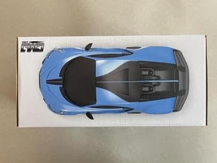 CMJ RC Cars Bugatti Divo Blue Remote Control Radio Car 1:24 Officially Licensed 1:24 Scale Working Lights 2.4Ghz